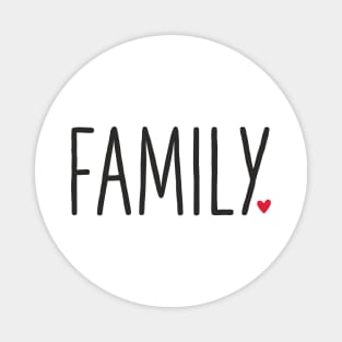 Family Heart - Gift Love Community Magnet